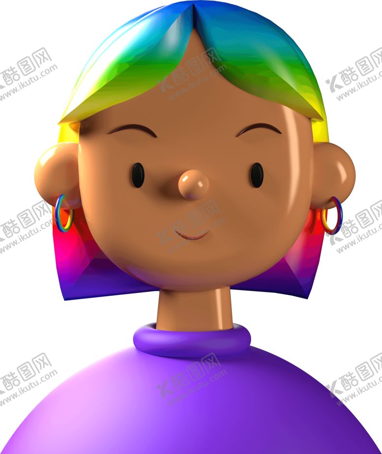 编号：31127810021340161255【酷图网】源文件下载-立体c4d人物