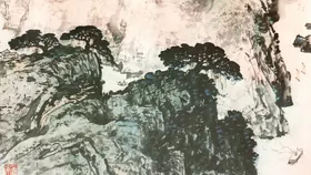 关山月松树