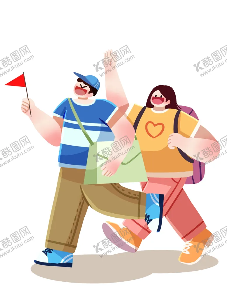 编号：35187703011441265028【酷图网】源文件下载-趣味扁平插画