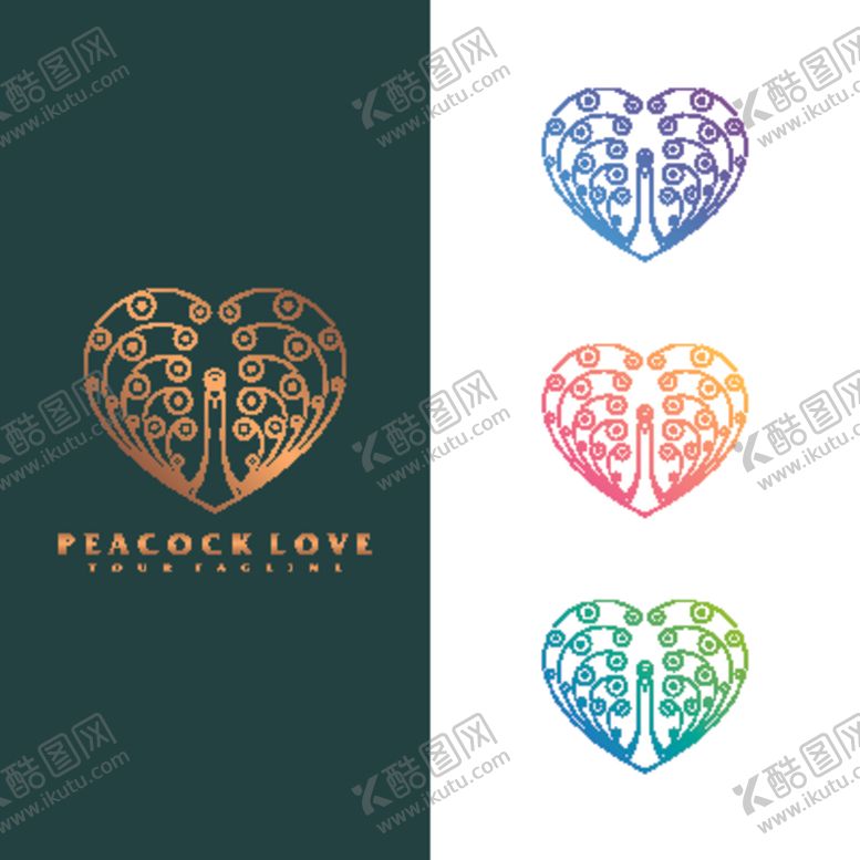 编号：20637706281617054081【酷图网】源文件下载-孔雀logo
