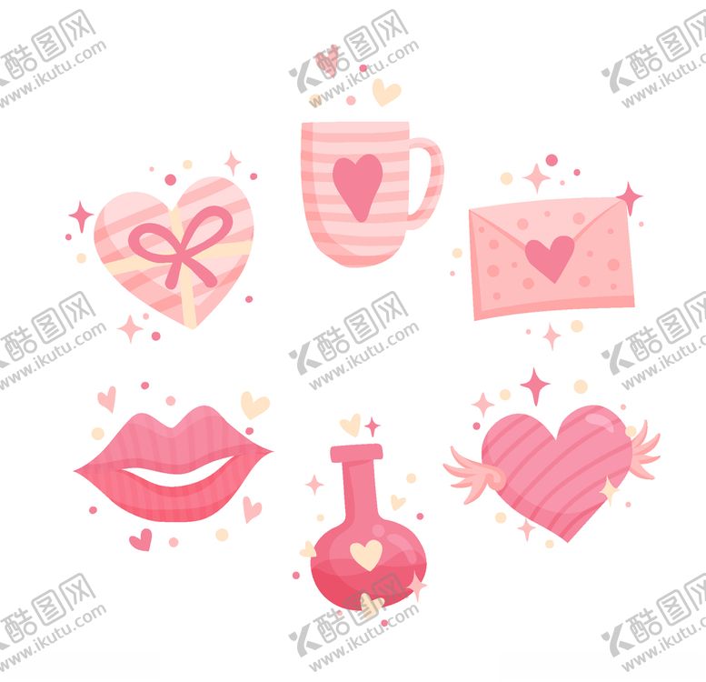 编号：85924105040835566229【酷图网】源文件下载-浪漫情人节元素
