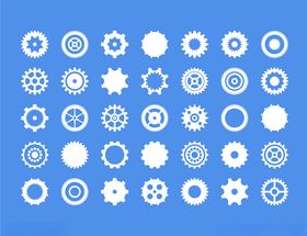 齿轮图案