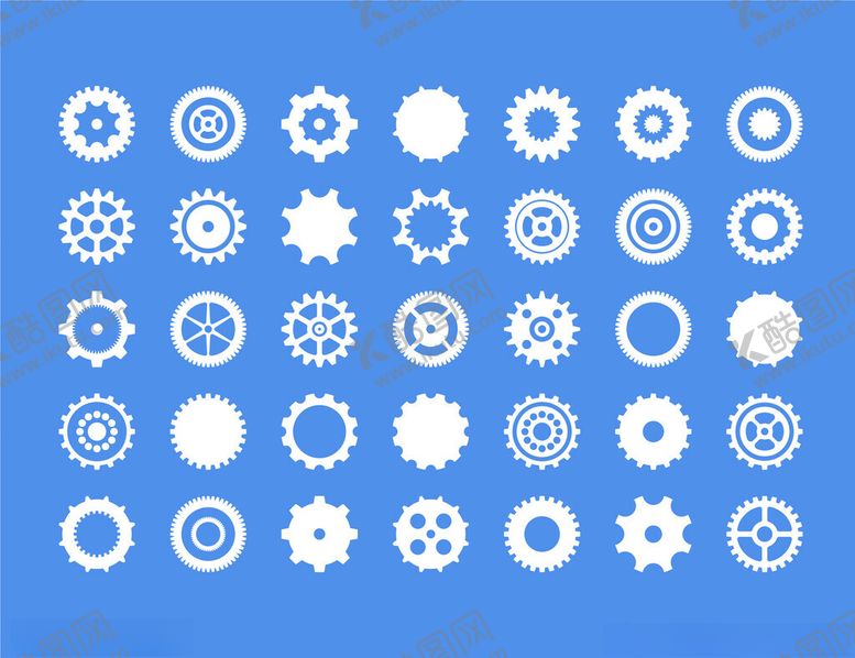 编号：29753804010647393125【酷图网】源文件下载-齿轮图案
