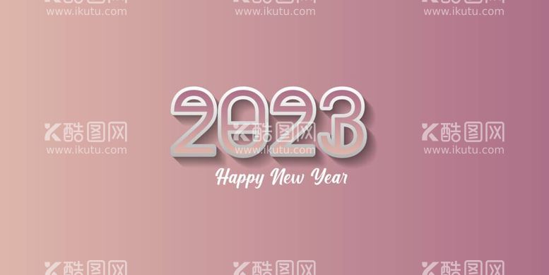 编号：36506412040409106466【酷图网】源文件下载-2023兔年数字字体