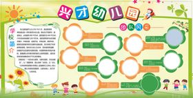 多彩校园整墙展板