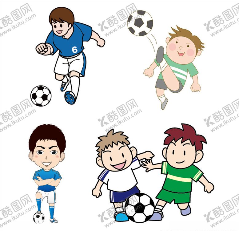 编号：54757309281013267564【酷图网】源文件下载-足球卡通
