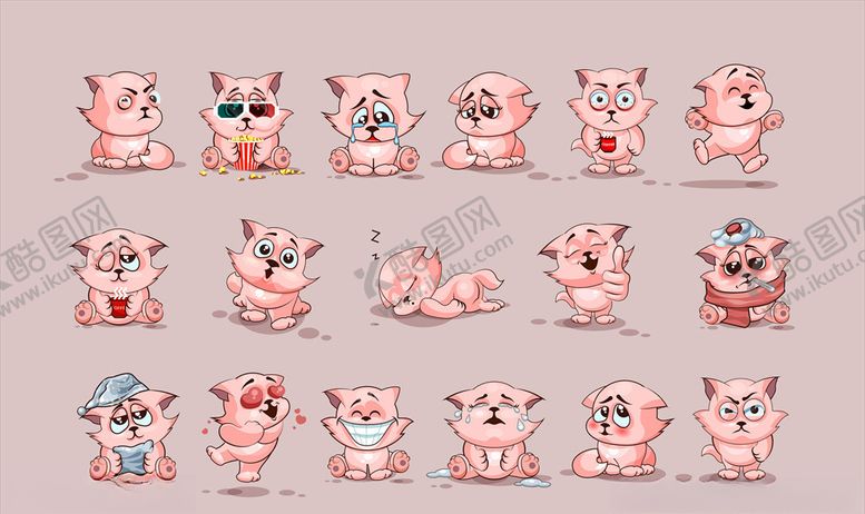 编号：82982310011638373960【酷图网】源文件下载-卡通狸猫