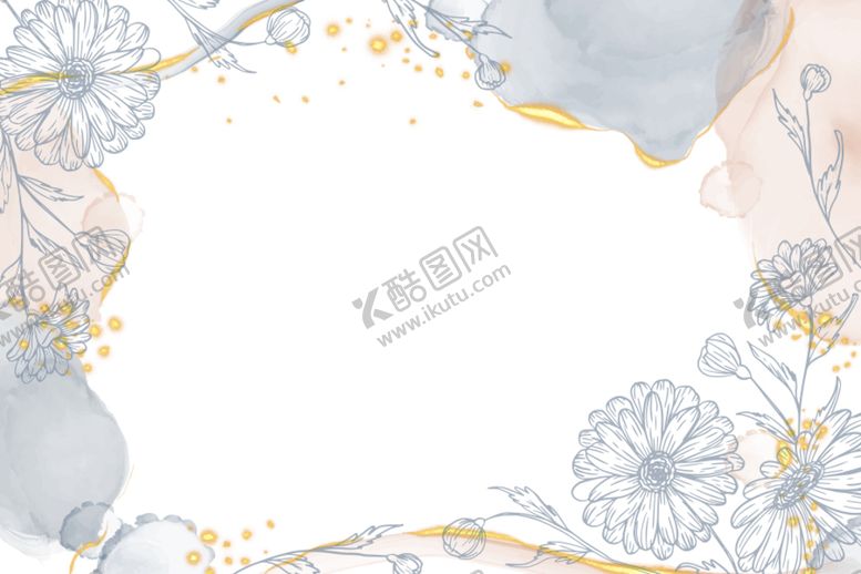 编号：94812709172007264618【酷图网】源文件下载-水彩花卉背景