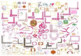 角花边框花纹花边