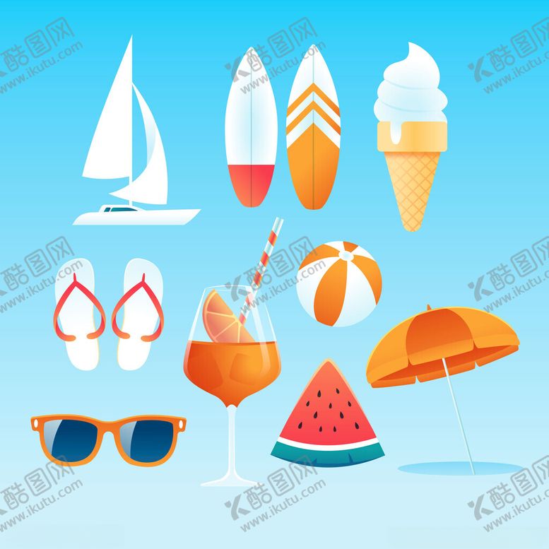 编号：95391202201055171770【酷图网】源文件下载-夏天素材
