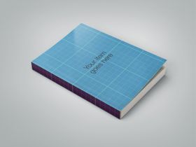图书样机ps精装广告