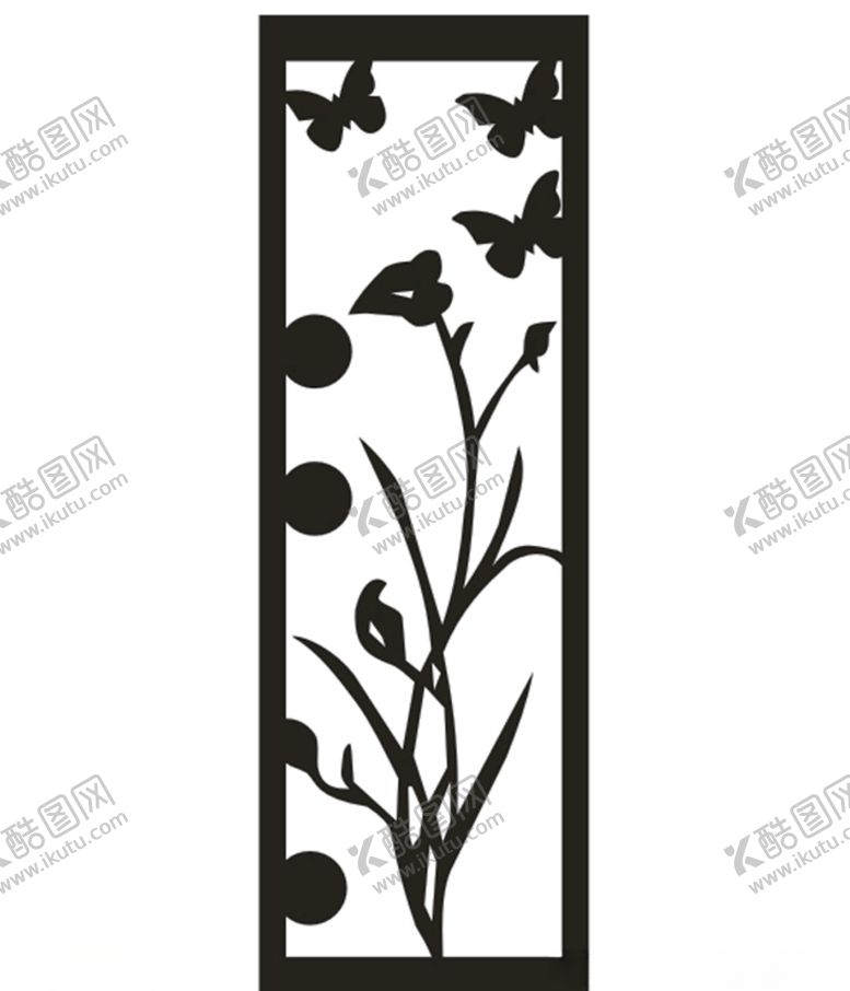 编号：97410810042100495469【酷图网】源文件下载-隔断花玻璃花雕刻花墙花