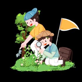 观察人物素材