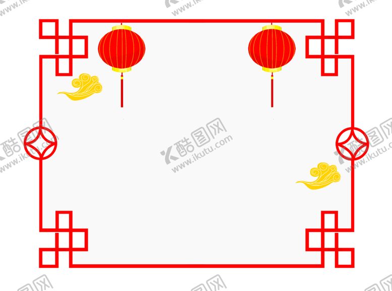 编号：44389509290753015482【酷图网】源文件下载-中国风花纹花边边框素材