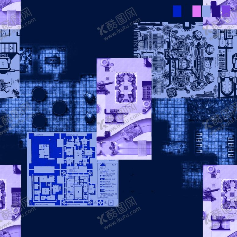 编号：10978209151755591998【酷图网】源文件下载-数码花型服装花型设计高清