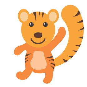 呆萌可爱小动物插画