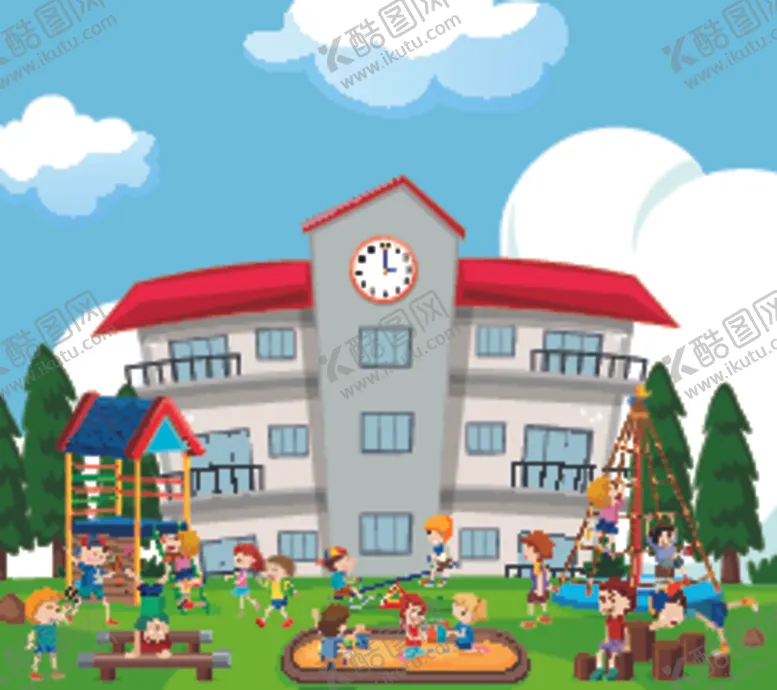 编号：42285909131142502722【酷图网】源文件下载-儿童游玩插画