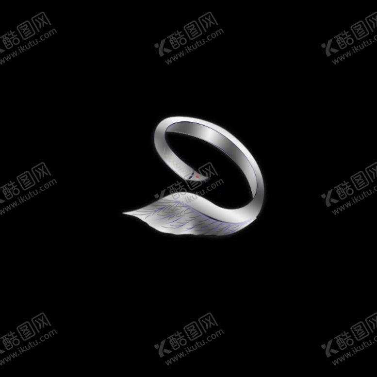 编号：76321409171733313415【酷图网】源文件下载-天鹅戒指银色