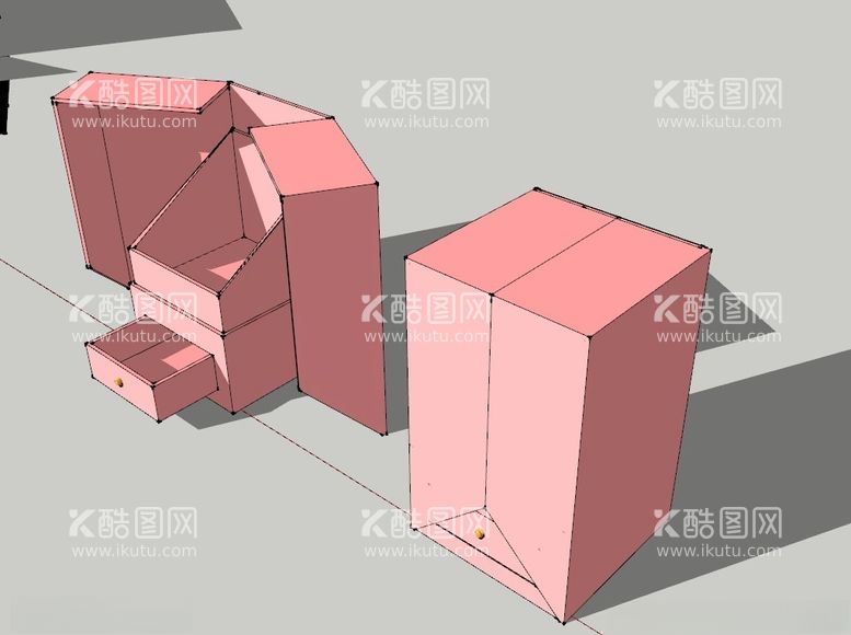 编号：86021603200728241778【酷图网】源文件下载-双开门礼盒效果图