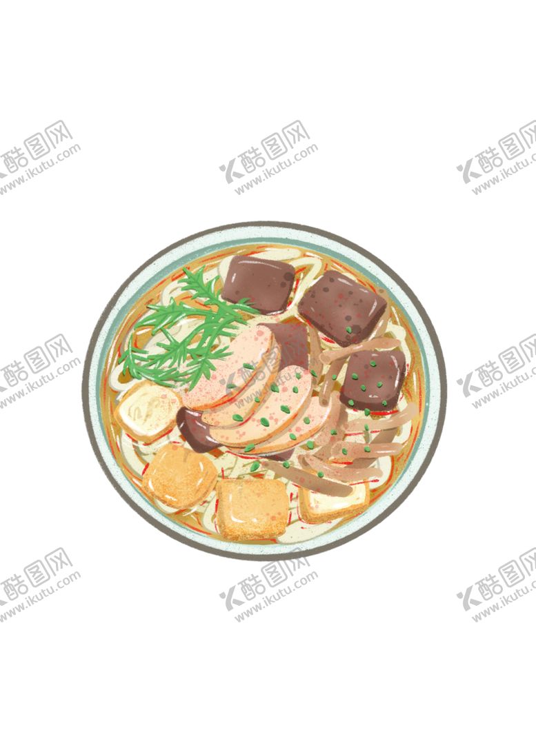 编号：78092109221244299938【酷图网】源文件下载-美食火锅食材插画卡通素材