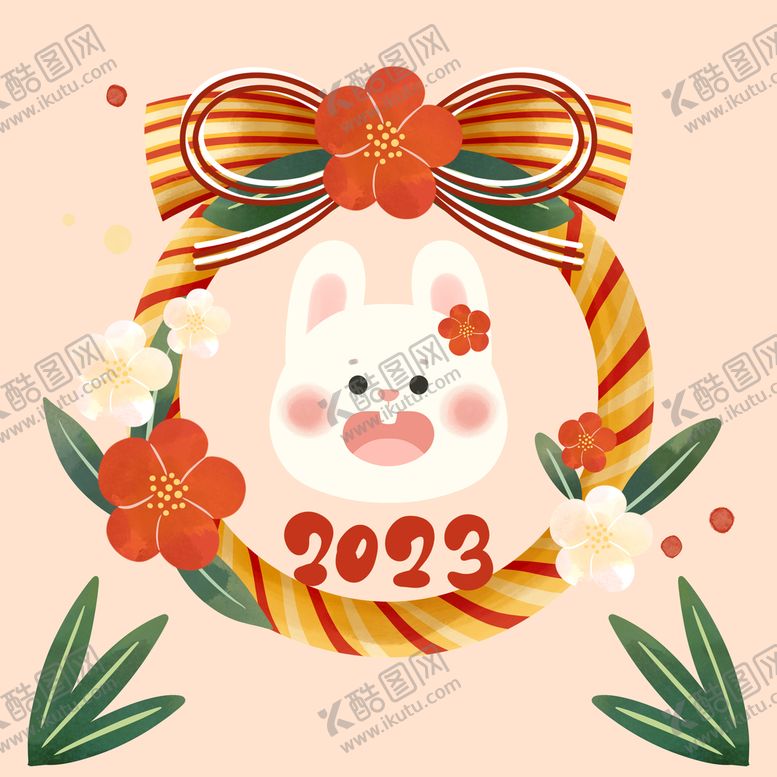 编号：98306811051018084367【酷图网】源文件下载-兔年卡通插画