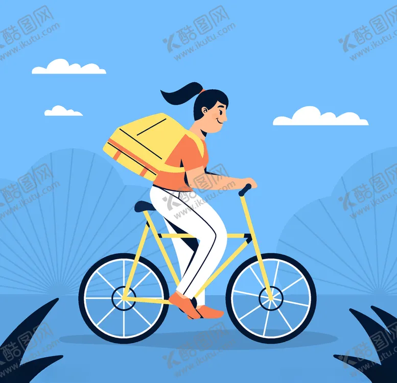 编号：14641804221335258648【酷图网】源文件下载-骑自行车