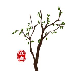 立春朋友圈广告分朋友圈天海报
