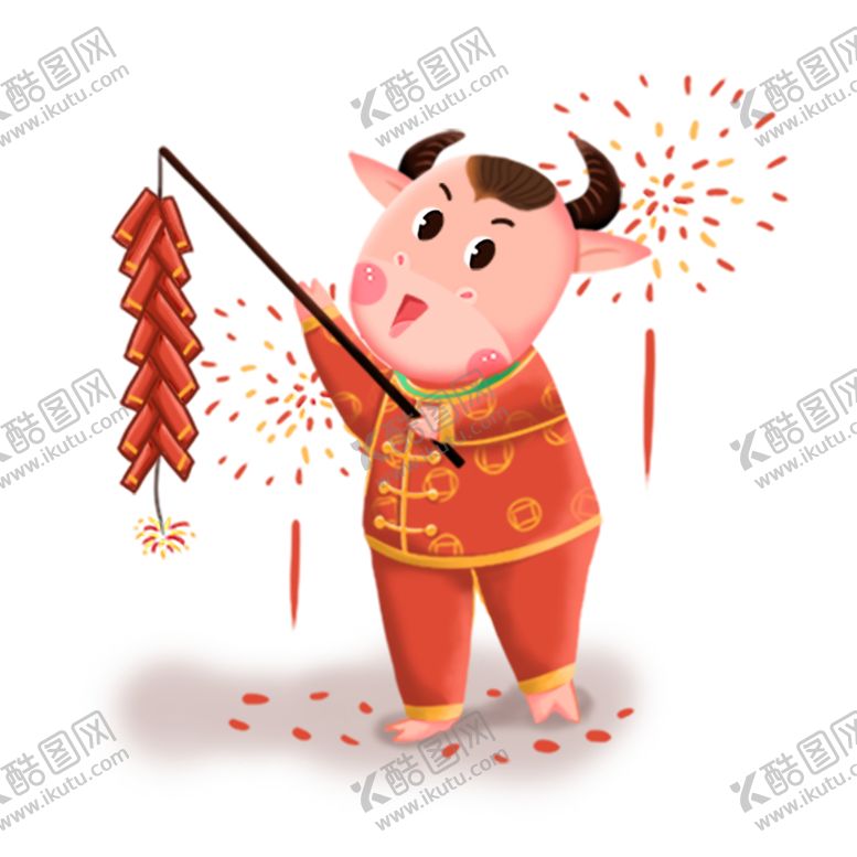 编号：12455505011640562188【酷图网】源文件下载-牛卡通形象(268)