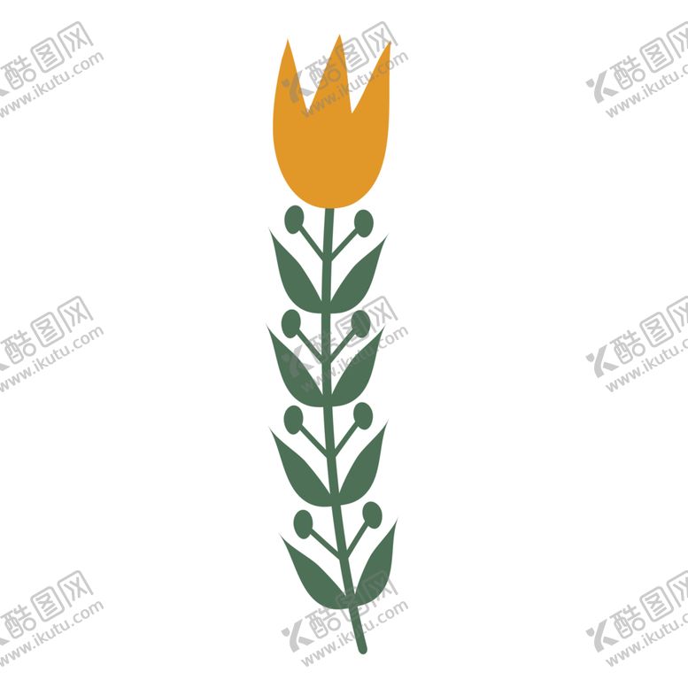 编号：53773507130051039698【酷图网】源文件下载-手绘卡通花朵
