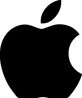 苹果手机标志史量图可编辑