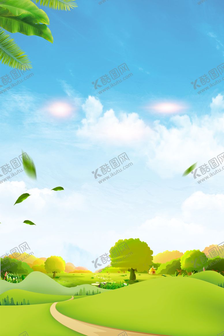 编号：49360509150311518204【酷图网】源文件下载-蓝天白云展板