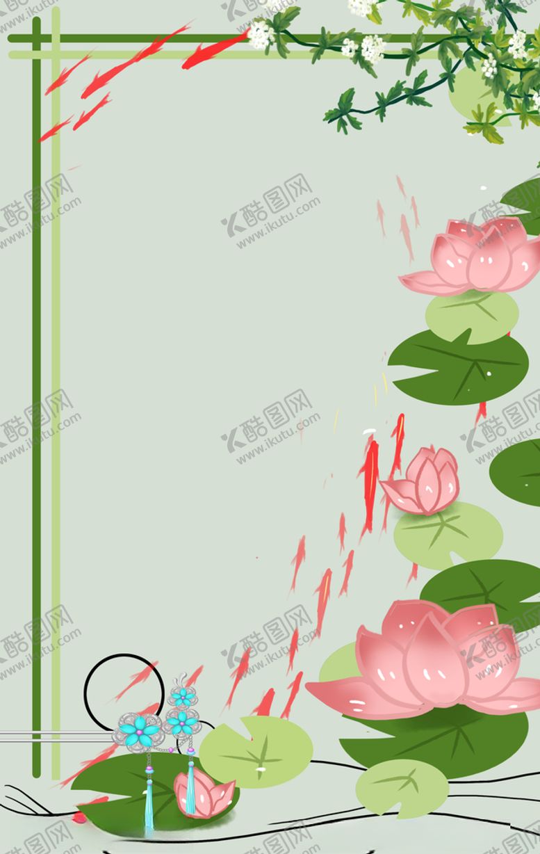 编号：60928010250725314293【酷图网】源文件下载-荷花背景