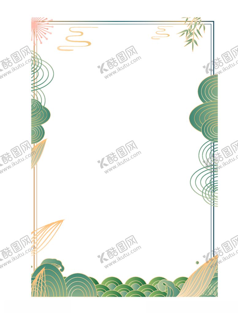 编号：94036310200123428607【酷图网】源文件下载-国潮海报边框