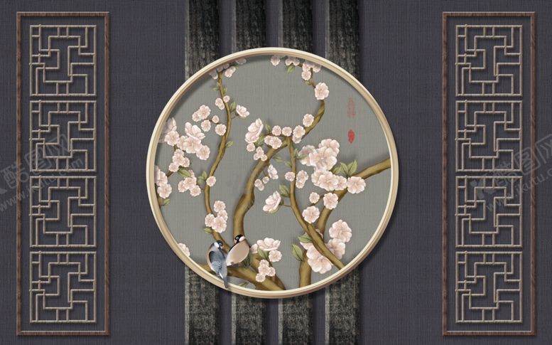 编号：65492507071225412076【酷图网】源文件下载-花鸟工笔画