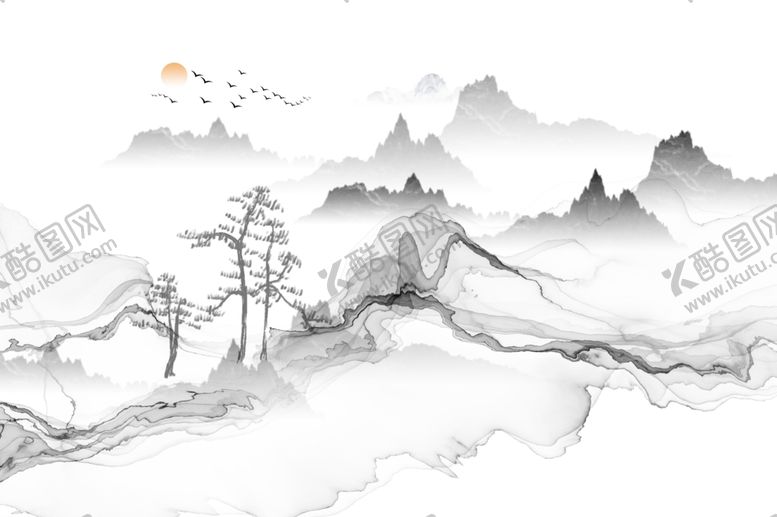 编号：36594409270010266677【酷图网】源文件下载-水墨画