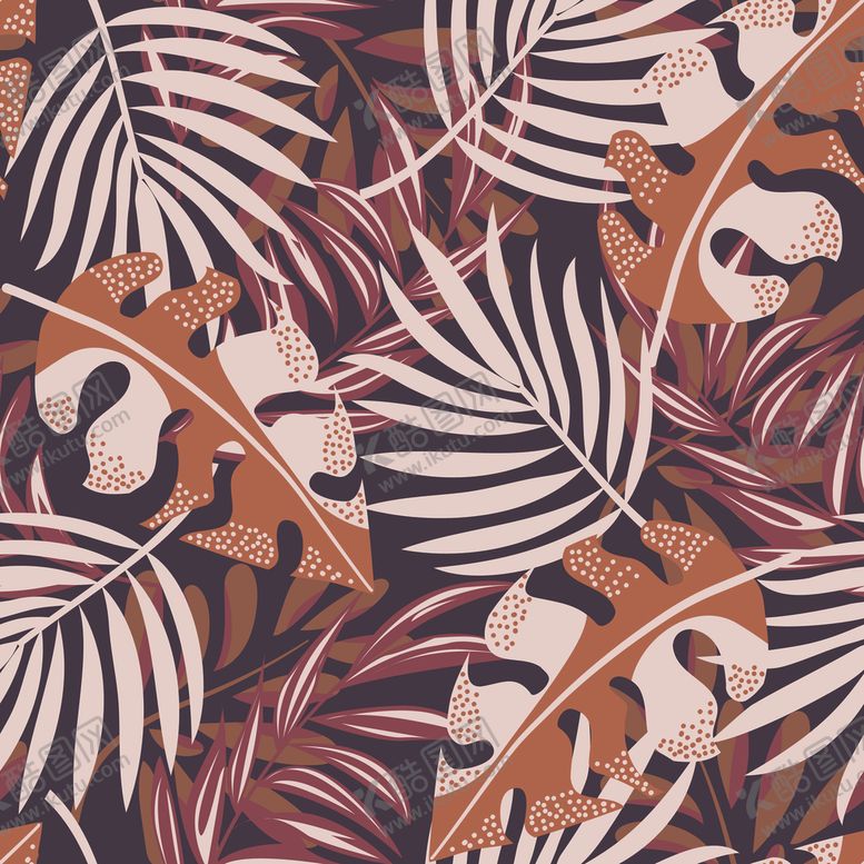 编号：12965109292140082654【酷图网】源文件下载-叶子花纹