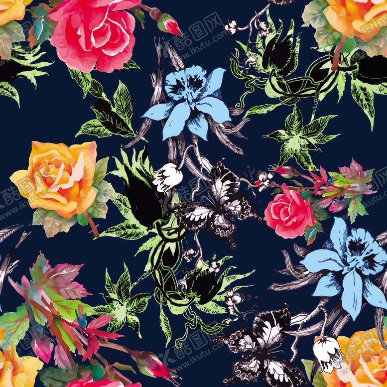 编号：16574310281148476293【酷图网】源文件下载-花卉大牌叶子花设计