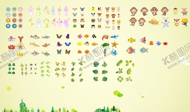 编号：99250409250212349370【酷图网】源文件下载-动植物素材