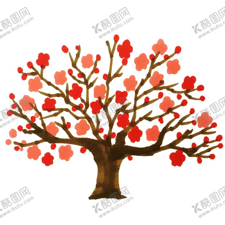 编号：39781005062126325673【酷图网】源文件下载-手绘樱花素材
