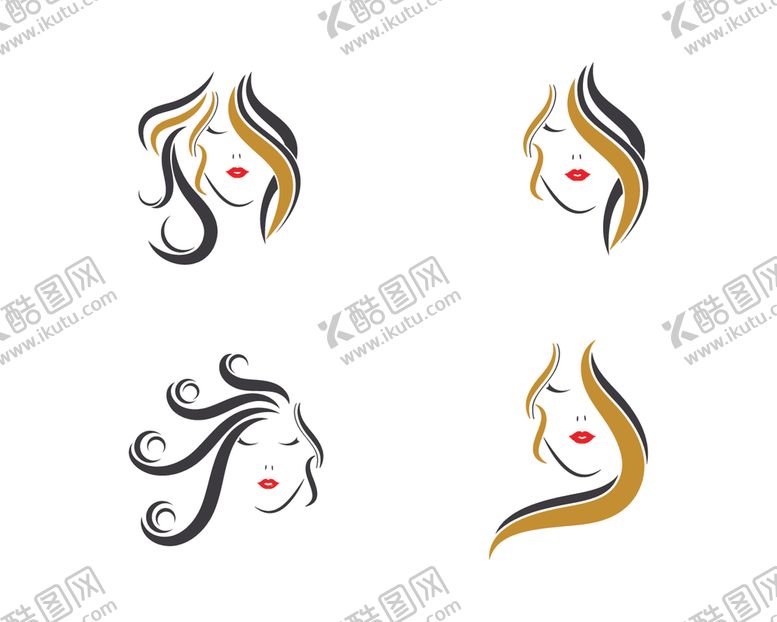 编号：98561809121107417550【酷图网】源文件下载-美容美发图标