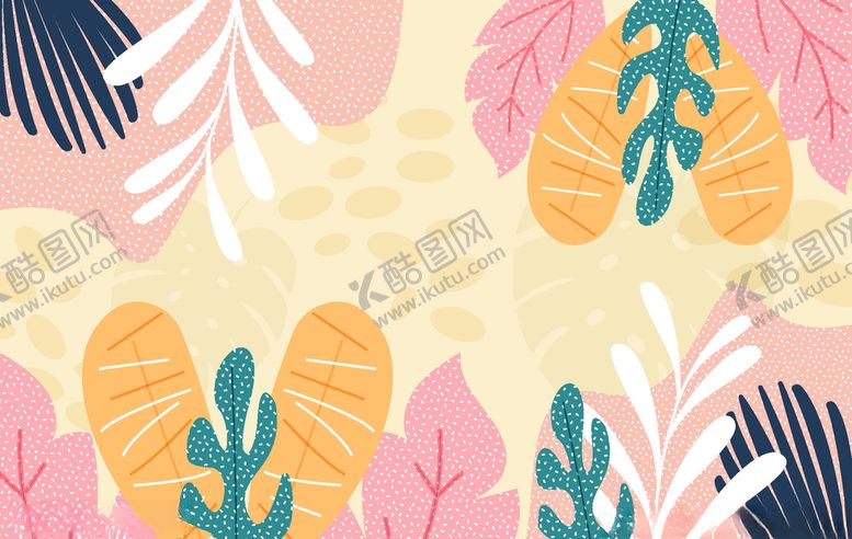 编号：78200510060152401908【酷图网】源文件下载-叶子背景