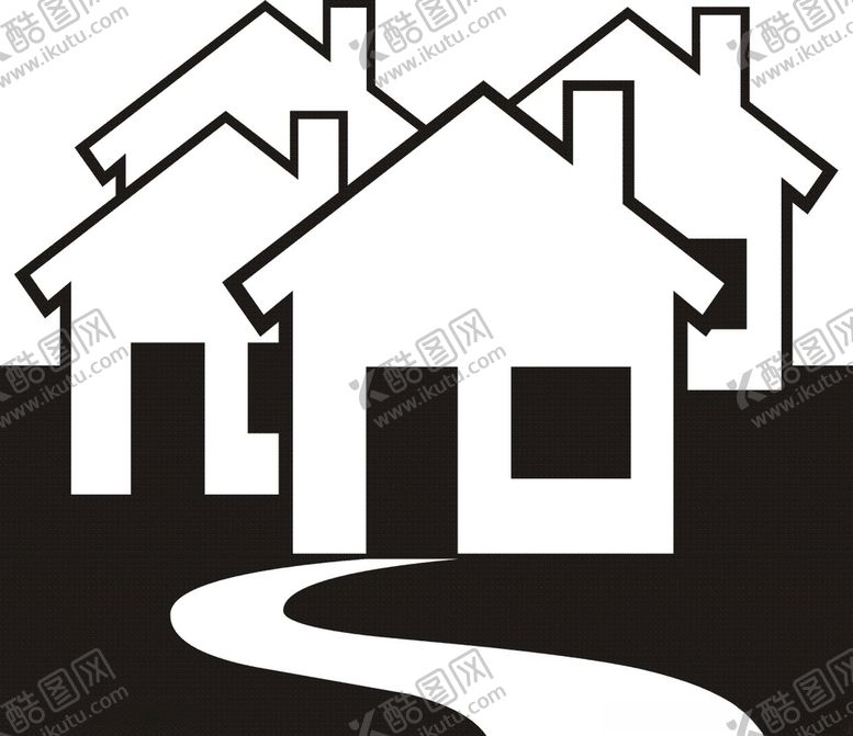 编号：98627809290712311089【酷图网】源文件下载-建筑房屋剪影-17