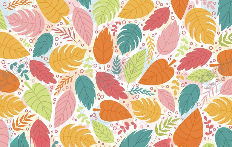 编号：32879610192016325372【酷图网】源文件下载-叶子背景