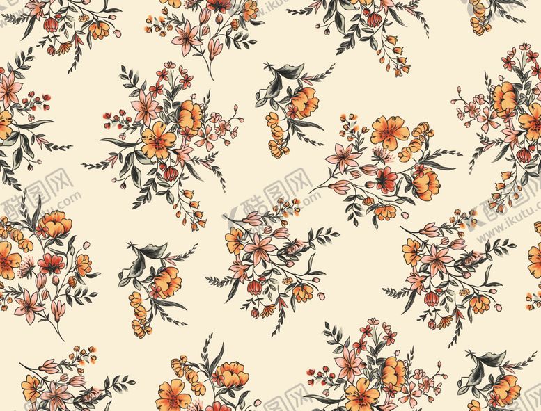 编号：11393709181628192878【酷图网】源文件下载-大牌小碎花小清新潮流