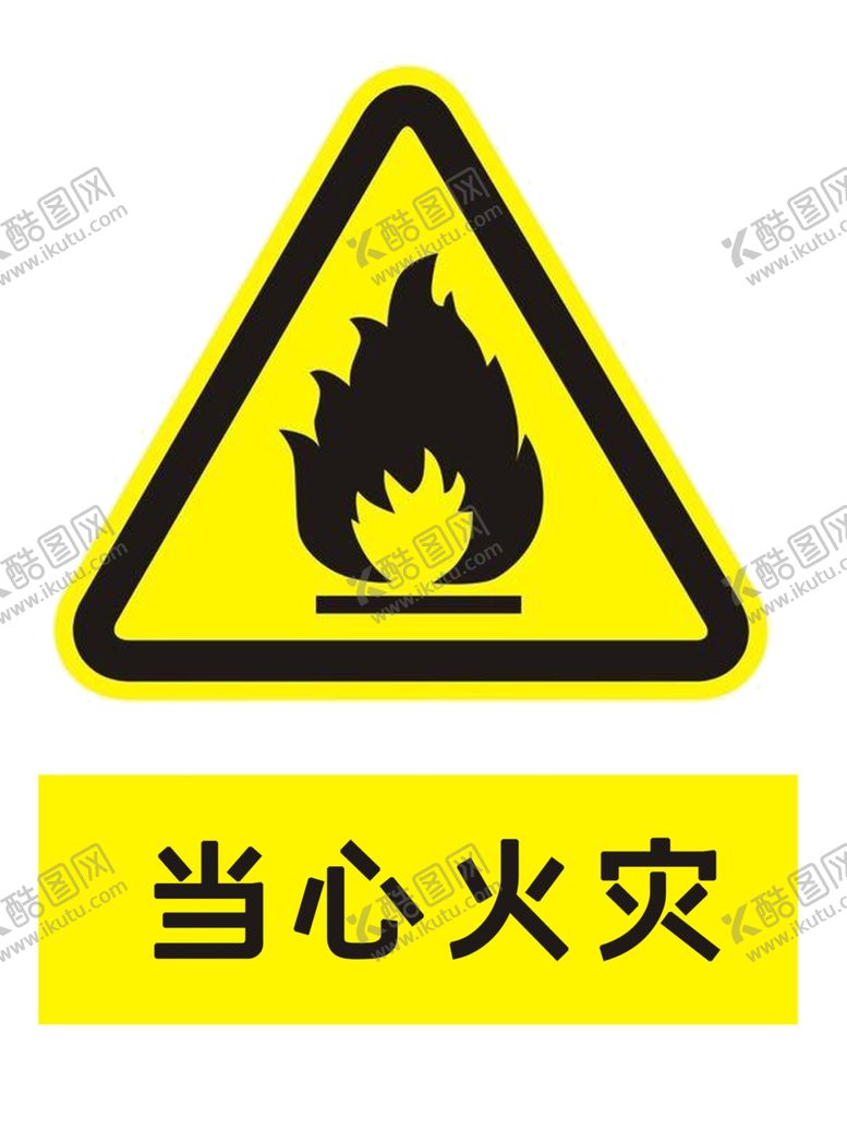 编号：10618002060129546037【酷图网】源文件下载-当心火灾海报