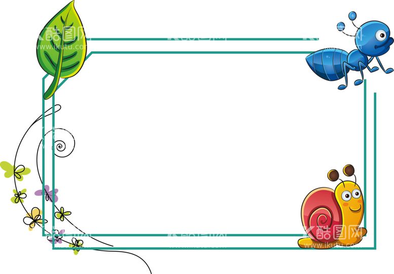 编号：19311301281737537850【酷图网】源文件下载-卡通边框PNG 可爱相框 标签