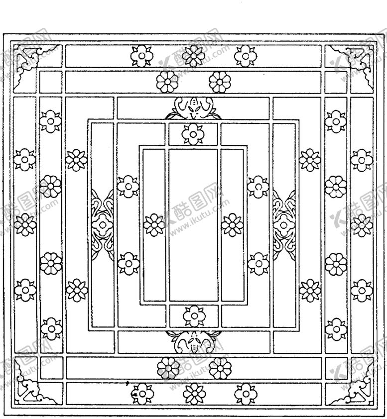 编号：93054405061108369018【酷图网】源文件下载-镂空花图案