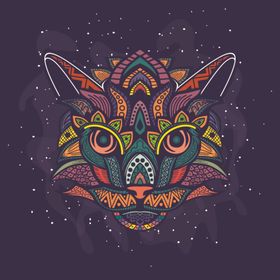 矢量动物头像