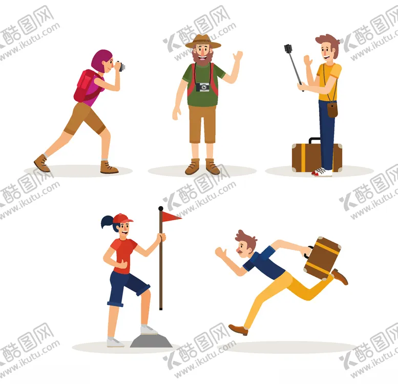 编号：26300707011911072542【酷图网】源文件下载-旅客游客