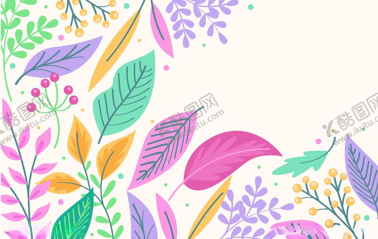 编号：90932010121524358750【酷图网】源文件下载-叶子背景